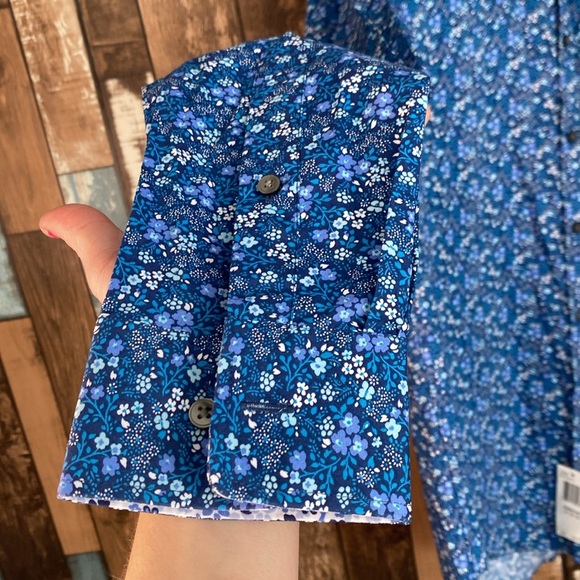 Van Heusen flex 32/33 large slim fit stretch button down shirt - Picture 6 of 16